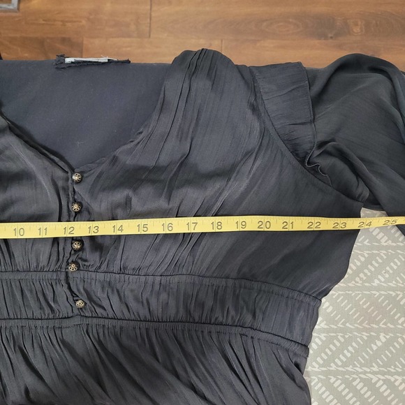 Anthropologie Black Ruffled Tiered Sundress - Picture 10 of 12